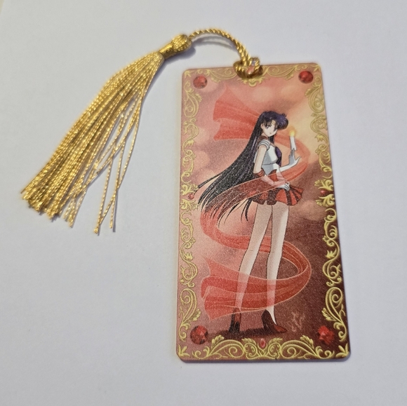 ❤️‍🔥 Sailor Mars Plastic Bookmark - Picture 2 of 7